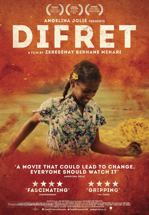 Difret - Canadian Movie Poster