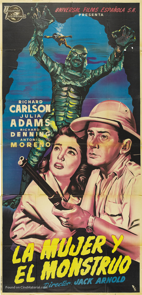 Creature from the Black Lagoon - Spanish Movie Poster