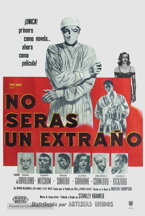 Not as a Stranger - Argentinian Movie Poster