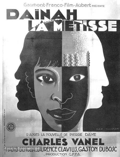 Da&iuml;nah la m&egrave;tisse - French Movie Poster