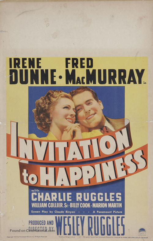 Invitation to Happiness - Movie Poster