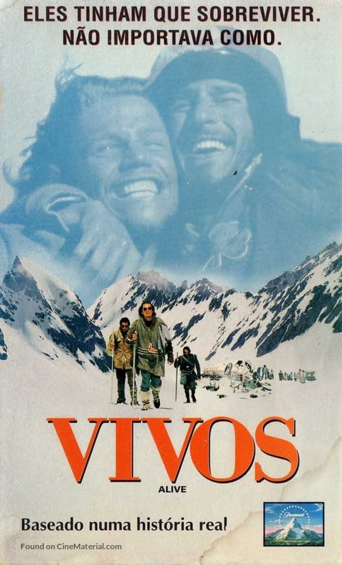 Alive - Brazilian VHS movie cover