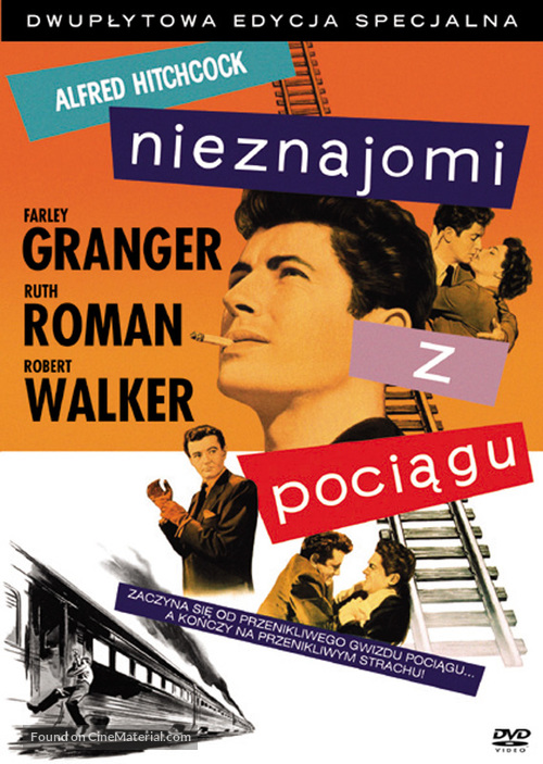 Strangers on a Train - Polish DVD movie cover