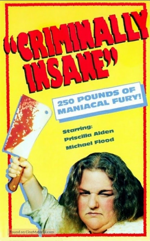 Criminally Insane - VHS movie cover