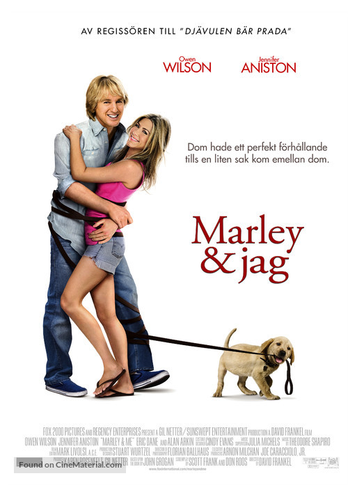 Marley &amp; Me - Swedish Movie Poster