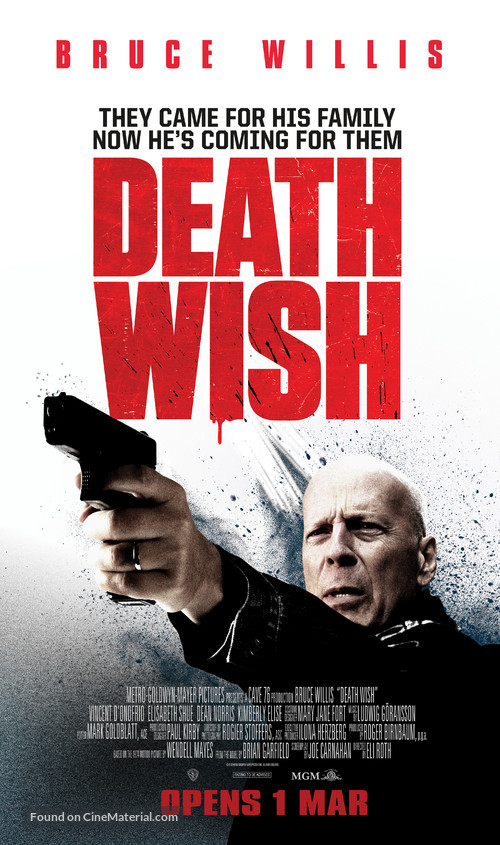 Death Wish - Singaporean Movie Poster