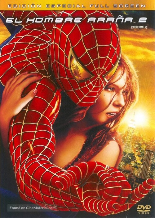 Spider-Man 2 - Mexican DVD movie cover