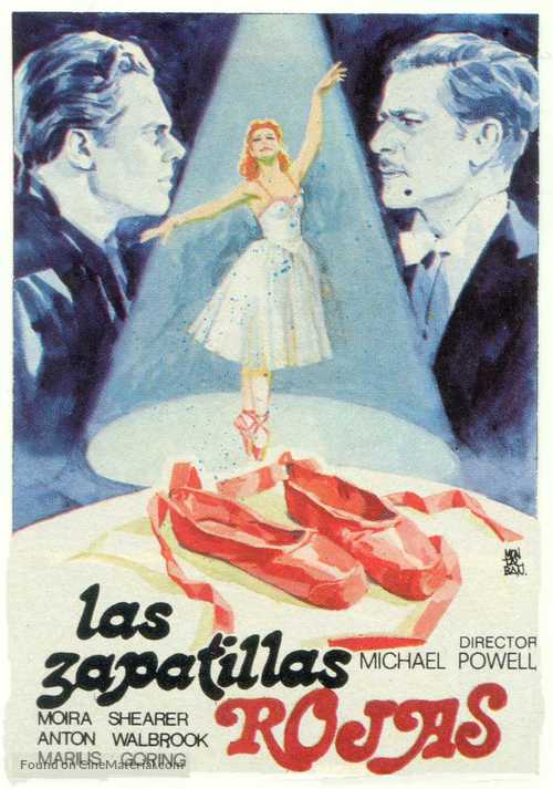 The Red Shoes - Spanish Movie Poster