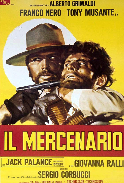 Il mercenario - Italian Movie Poster