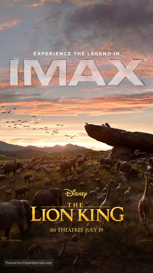 The Lion King (2019) movie poster
