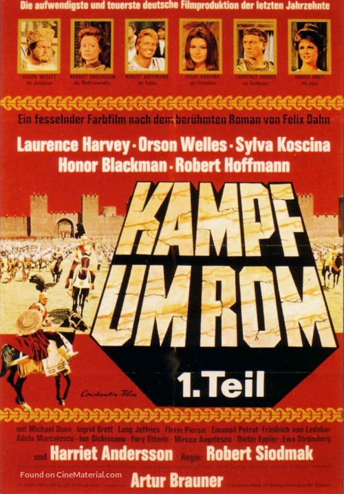 Kampf um Rom I - German Movie Poster