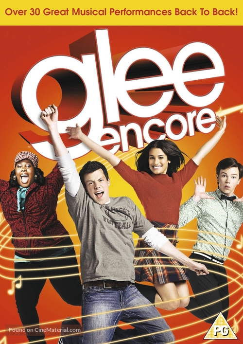 Glee Encore - British DVD movie cover