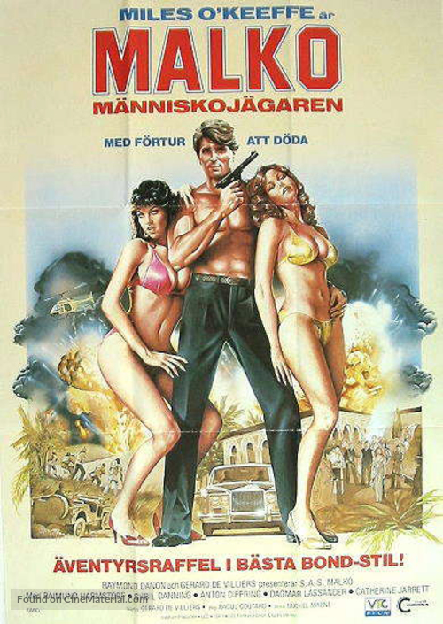 S.A.S. &agrave; San Salvador - Swedish Movie Poster