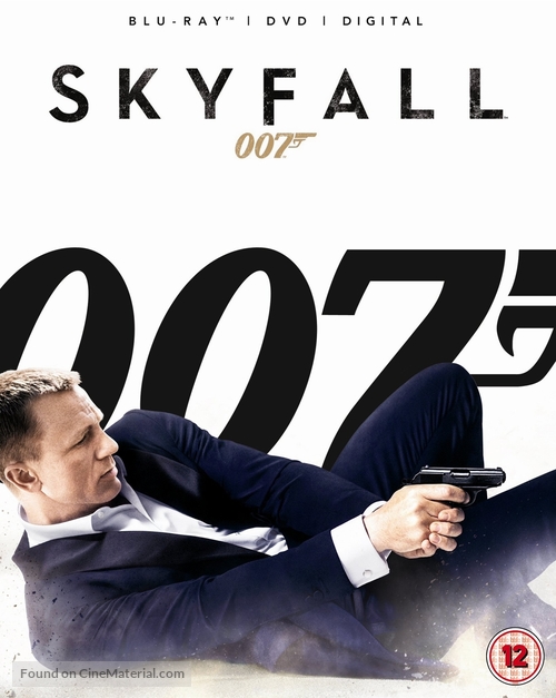 Skyfall - British Blu-Ray movie cover