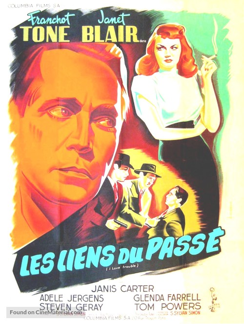 I Love Trouble - French Movie Poster