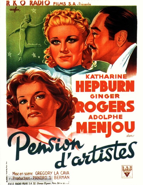 Stage Door - French Movie Poster