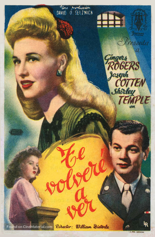 I&#039;ll Be Seeing You - Spanish Movie Poster