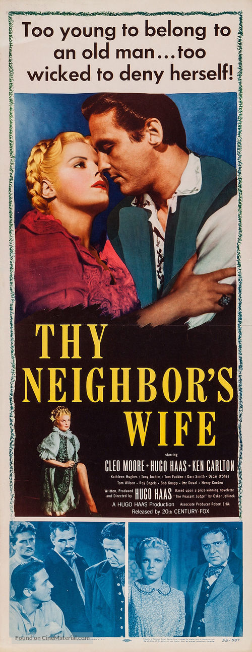 Thy Neighbor&#039;s Wife - Movie Poster