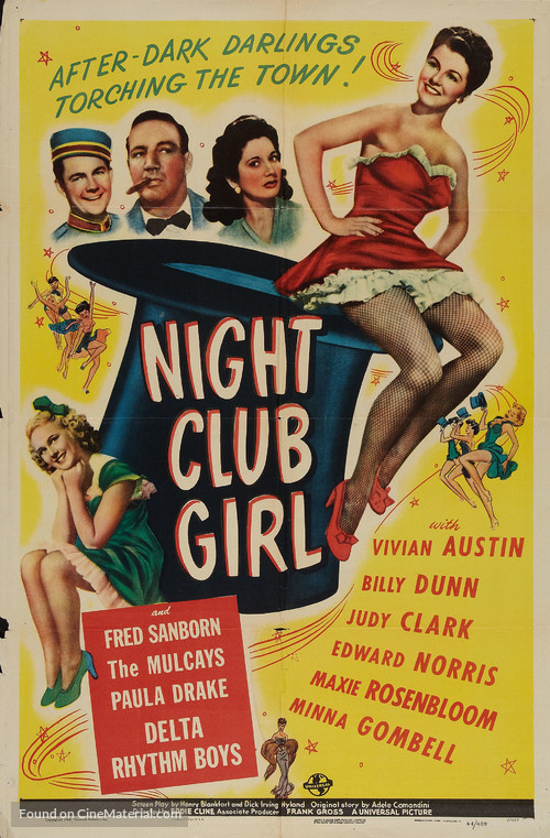 Night Club Girl - Movie Poster