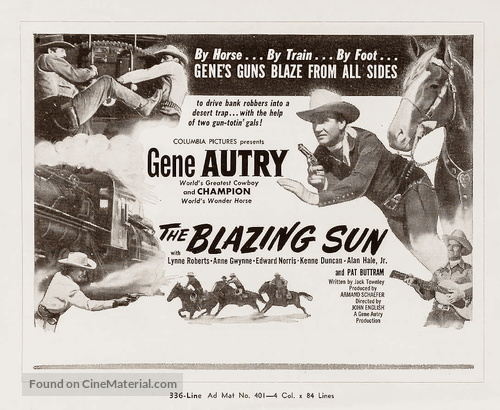The Blazing Sun - poster