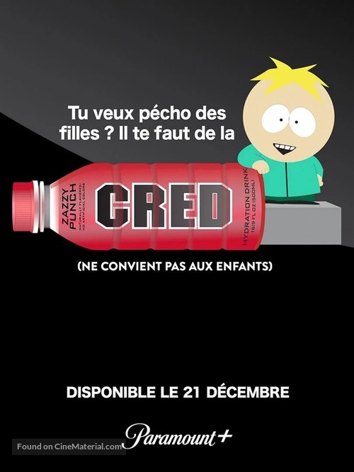 South Park (Not Suitable for Children) - French Movie Poster