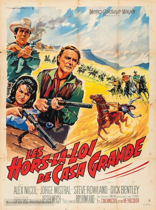 Gunfighters of Casa Grande - French Movie Poster