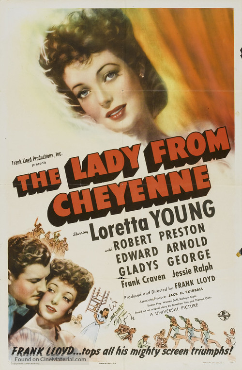 The Lady from Cheyenne - Movie Poster