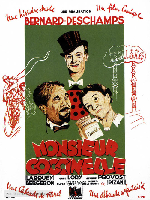 Monsieur Coccinelle - French Movie Poster