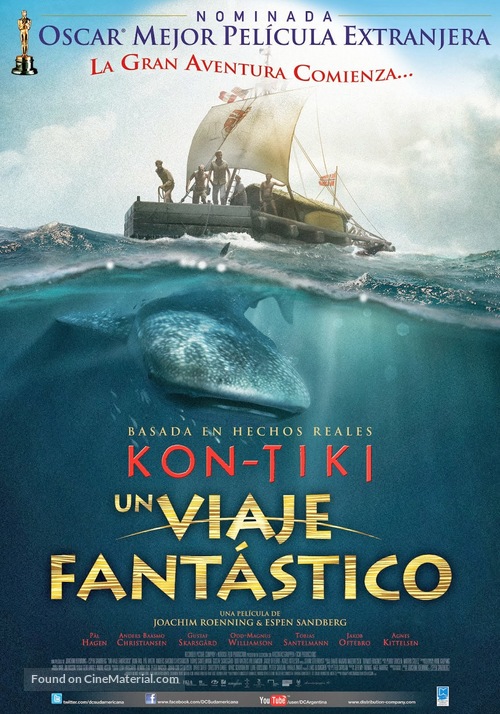 Kon-Tiki - Argentinian Movie Poster