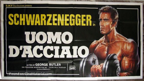 Pumping Iron - Italian Movie Poster