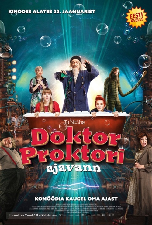 Doktor Proktors tidsbadekar - Estonian Movie Poster