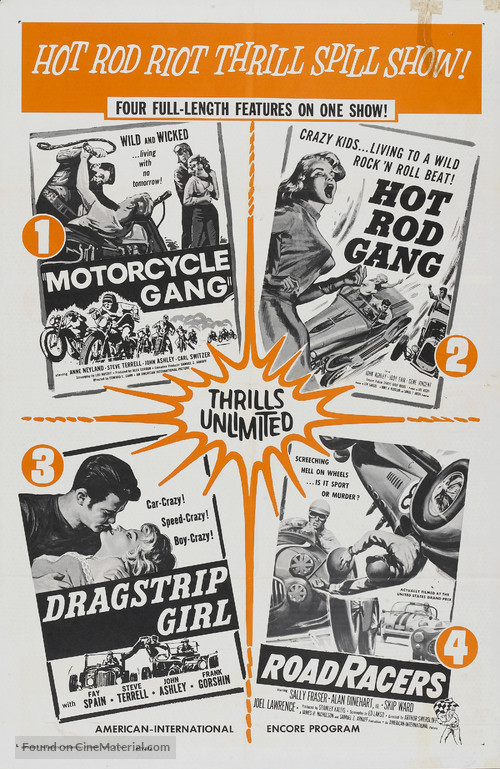 Dragstrip Girl - Combo movie poster
