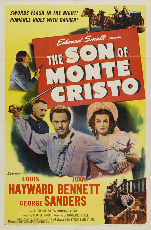 The Son of Monte Cristo - Re-release movie poster