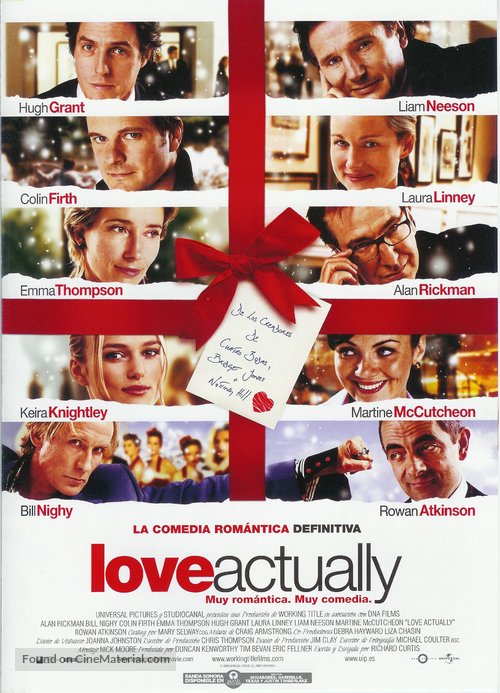 Love Actually - Spanish Movie Poster
