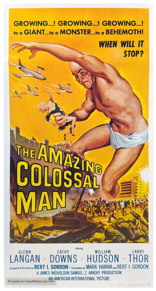 The Amazing Colossal Man - Movie Poster