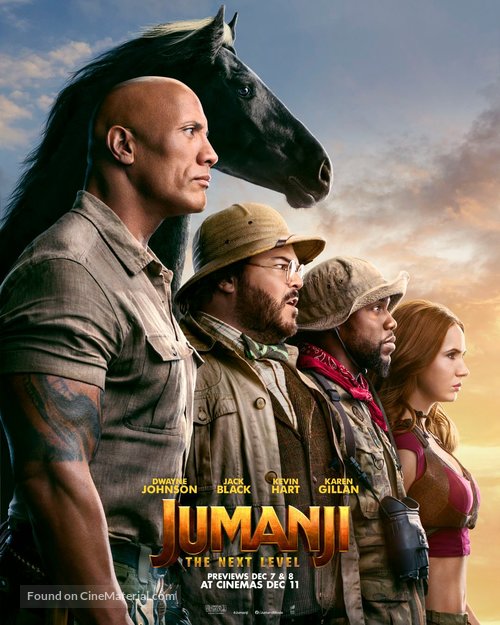 Jumanji: The Next Level - British Movie Poster