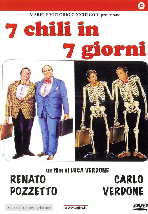 Sette chili in sette giorni - Italian DVD movie cover