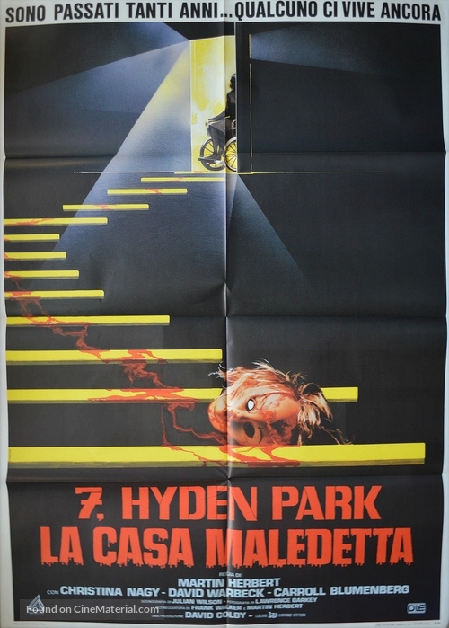 7, Hyden Park: la casa maledetta - Italian Movie Poster