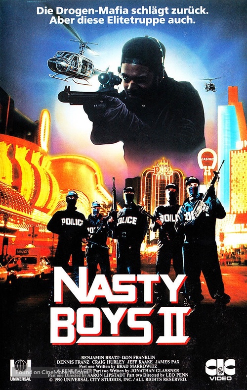 &quot;Nasty Boys&quot; - German VHS movie cover