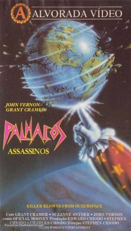 Killer Klowns from Outer Space - Brazilian VHS movie cover