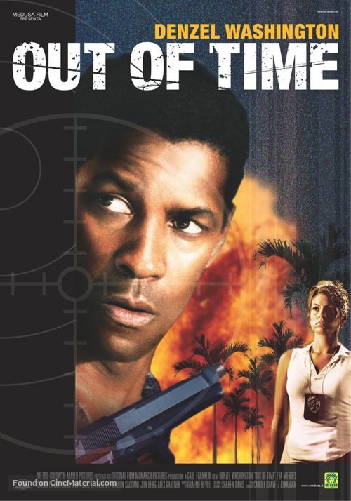Out Of Time - Italian Movie Poster