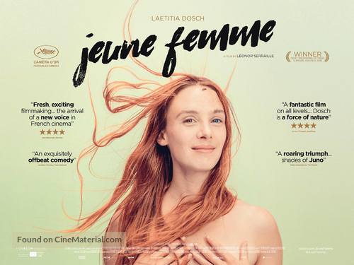 Jeune femme - British Movie Poster