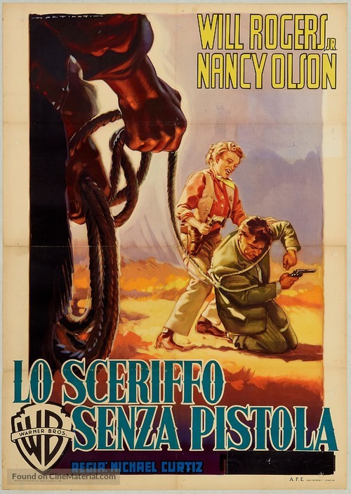 The Boy from Oklahoma - Italian Movie Poster