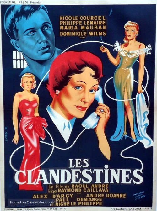 Les clandestines - French Movie Poster