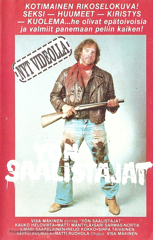 Y&ouml;n saalistajat - Finnish VHS movie cover