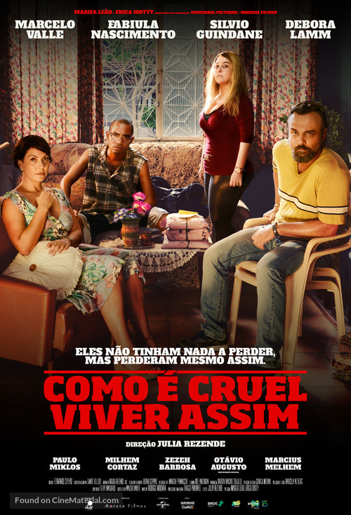 Como &eacute; Cruel Viver Assim - Brazilian Movie Poster