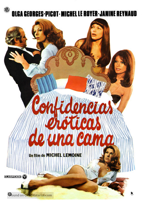Les confidences &eacute;rotiques d&#039;un lit trop accueillant - Spanish Movie Poster