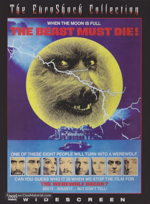 The Beast Must Die - DVD movie cover