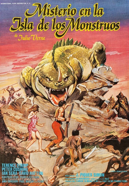 Misterio en la isla de los monstruos - Spanish Movie Poster