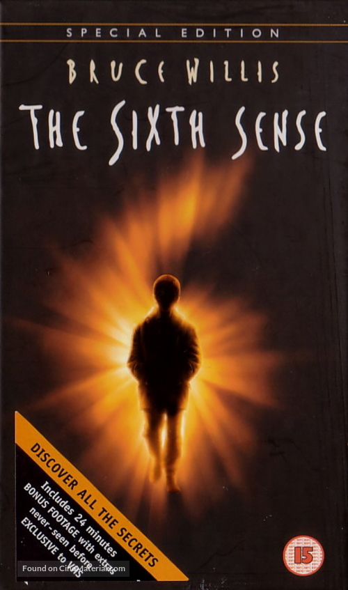 The Sixth Sense - British VHS movie cover